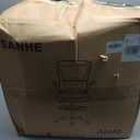 Ergonomic Drafting Chair with Footrest,Tall Office Chair for Standing Desk with Flip-up Armrests with Breathable Comfy Mesh Support and Adjustable Foot Rest Ring(Black)