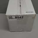 U-QE 100 Pieces Clear Plastic Plates - 7 Inch Plastic Dessert Plates Disposable - Washable & Reusable - Premium Hard Clear Fancy Disposable Heavy Duty Cake Platos for Party, Weddings and Events