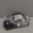 Idepet Dog Suspender Boots, Tall Dog Boots Anti-Slip & Fall Waterproof Shoes Leggings, Adjustable Suspender Boots for Winter Snow Rain Hiking Paws Protector(Black, 8)