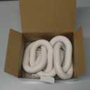 Wood Chain Link Decor - White Wooden Decorative Objects for Shelves, Coffee Table Sculpture, Book Shelf Accessories, Modern Shelf Decor Accents, Console or Entryway Table Decorations