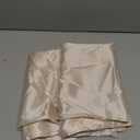 Bedsure Satin Pillowcase with Zipper, Similar to Silk Pillow Cases 2 Pack, Beige Standard Size Satin Pillow Case, Silky & Soft Pillow Covers, Valentines Day Gifts for Women Men, 20x26 Inches