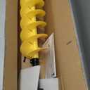 Ice Auger Bit, 8'' Ice Augers for Ice Fishing, Ice Fishing Auger with Universal Adapter & Top Plate