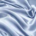 Vonty Satin Sheets Twin Silky Soft Satin Bed Sheets Baby Blue Sheet Set, 1 Deep Pocket Fitted Sheet + 1 Flat Sheet + 1 Pillowcases