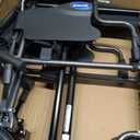 Invacare Transport Wheelchair for Adults, Compact Lightweight Wheel Chair with Foldable Backrest, Flip-Back & Removable Desk-Length Arms, 19" Seat, Swing-Away Footrests, Portable Travel Transfer Chair