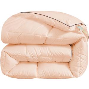 Lightweight Cotton Quilt Warm Solid Color Soft Comforter Easy Care Washable Quilt for Home Winter Fall Decoration (Color 4, 180x220CM (4KG) 