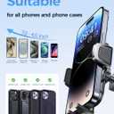 Car Phone Holder for Benz GLC 2016-2019 Accessories/C-Class 2015-2023 Accessories,Ultra-Stable Clip with Anti-Shake,360 Rotation Smart Phone Mount