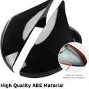 Rear Side Mirror Cover Protector Compatible for Honda Civic 2022 2023 2024 2025 2026 W/O Light Rearview Mirror Cover for 11th Gen Civic Accessories Exterior Decoration