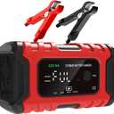 Car Battery Charger, 12V 6A Smart Battery Trickle Charger, 12V Automotive Battery Maintainer Desulfator with Temperature Compensation for Car Truck Motorcycle Lawn Mower Marine Lead Acid Batteries