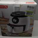 Dash Deluxe Electric Air Fryer + Oven Cooker with Temperature Control, Non-stick Fry Basket, Recipe Guide + Auto Shut Off Feature, 1700-Watt, 6 Quart - White