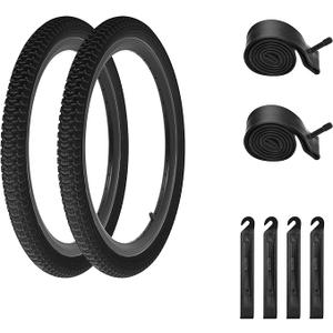 12.5"/14"/16"/18"/20" Kids Bike Tire 2 Pack Folding Replacement Tire and Inner Tubes, Bike Tires Compatible with 12.5/14/16/18/20x1.75/1.95/2.125 Tire Wheel (Beige) 12.5"/14"/16"/18"/20" Kids Bike Tire 2 Pack Folding Replacement Tire and Inner Tubes, Bike Tires Compatible with 12.5/14/16/18/20x1.75/1.95/2.125 Tire Wheel (Beige)