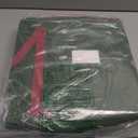 ZOBER Large Christmas Ornament Storage Box - Stores 128 3" Ornaments, With Dividers - Ornament Organizer Storage Box, Durable Christmas Containers Holder - Extra Pockets, Dual Zipper - Green