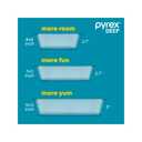 Pyrex Deep 3-Pack Glass Baking Dish Set (9"x13", 7"x11", 8"x8")