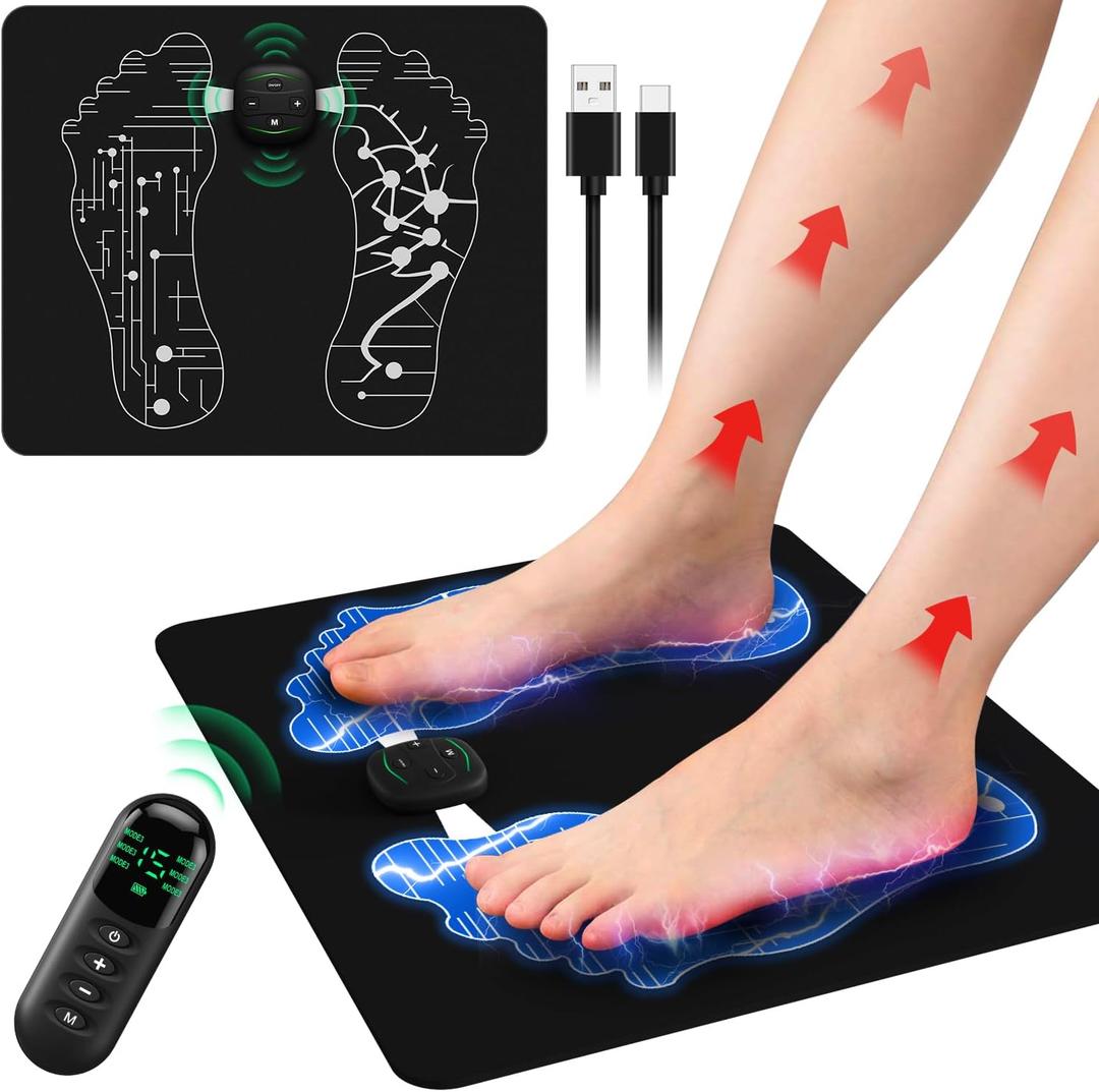 EMS Foot Massager Mat, Foot Stimulator  Foldable Feet and Massage Machine for Improved Muscle Performance EMS Foot Massager Mat, Foot Stimulator  Foldable Feet and Massage Machine for Improved Muscle Performance