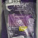 Poise Overnight Incontinence & Postpartum Pads for Bladder Leaks, 8 Drop Extra Coverage, 36 Count (Long)