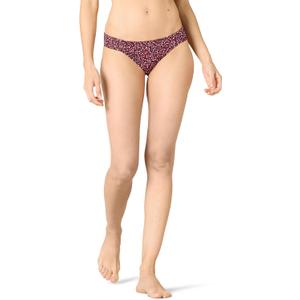 Amazon Essentials Women's Side Tab Bikini Swimsuit Bottom (Brick Red Leopard)