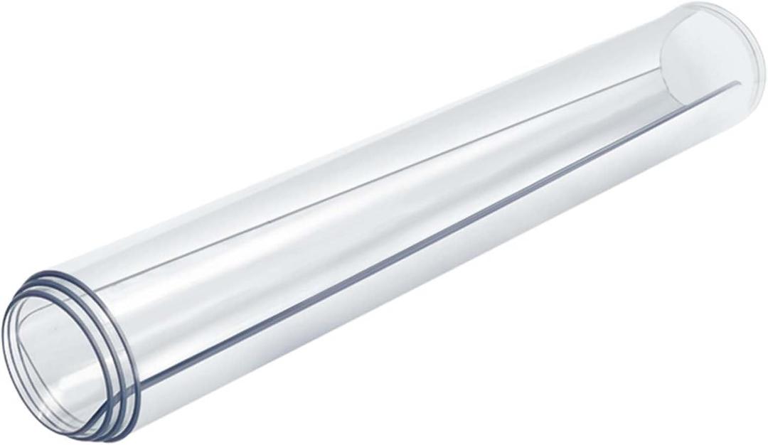 PVC Plastic Tablecloth Desktop Cover Mat, Waterproof Rectangle Table Protector, Thick Clear Table Pad Cover, for Dining Table Patio Coffee Table Writing Desk (2mm 45x125cm/18x49in)