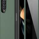 Ruky for Z Fold 4 Full Body Case, Hard PC Shockproof Cover with Built-in Privacy Screen Protector & Support Wireless Charging Protective Phone Case for Samsung Galaxy Z Fold 4, Green