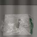 Lanpn Wedding Photo Album 8x10, Each Pack holds 50 Pictures Slip in Pockets Mini Linen Top Loading Wedding Photo Book for Portrait Only 8 x 10 Picture (Flower, White)