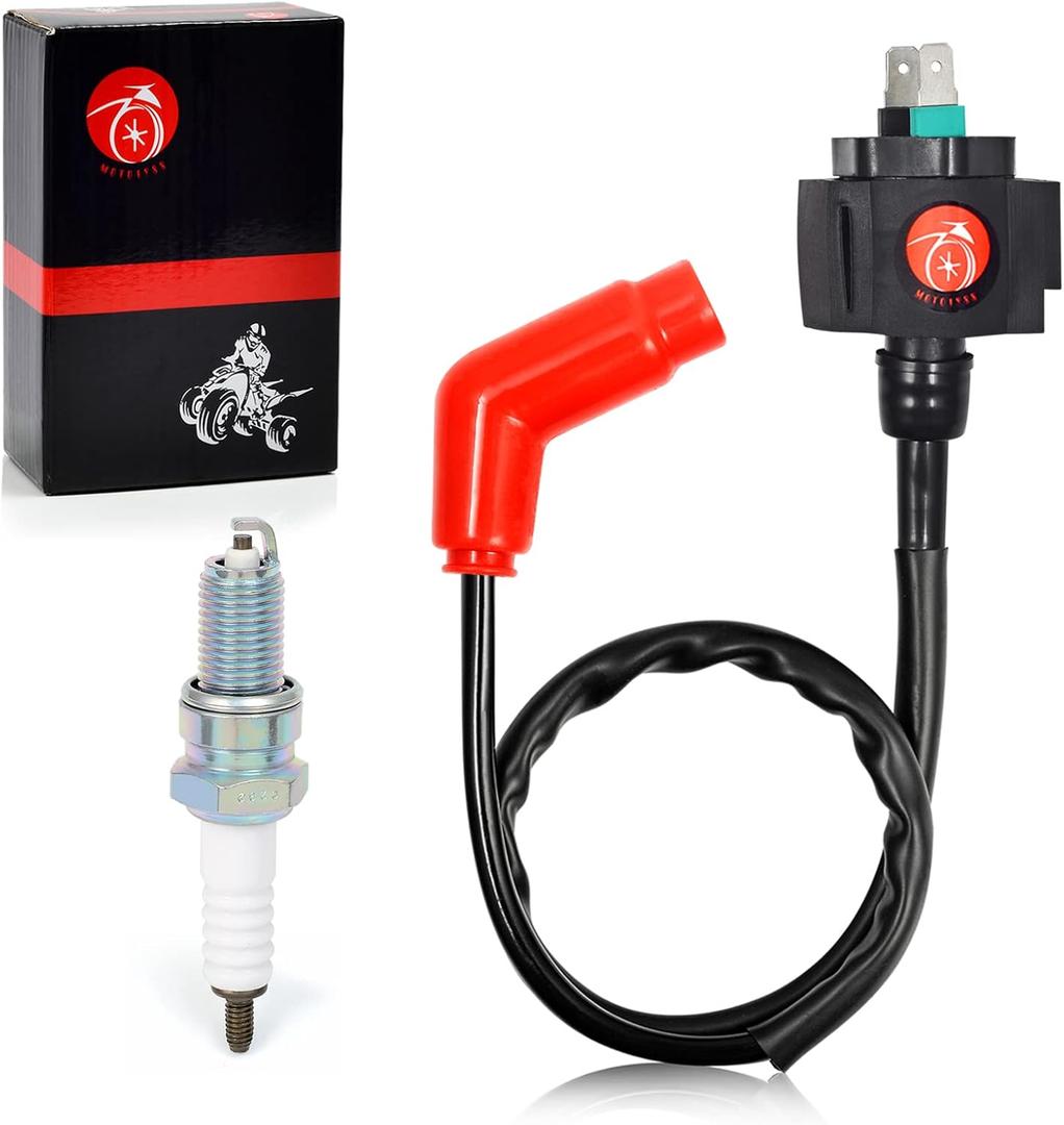 Paquete de bobina de encendido y buja para HONDA 450S 450ES 350S 350ES Foreman 400 450 TRX450 FE FM ES S Rancher 350 TRX350 FE FM TE TM