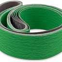 Red Label Abrasives 2 X 72 Inch 120 Grit Metal Grinding Ceramic Sanding Belts, Extra Long Life, 6 Pack