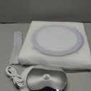 Makeup Mirror with Lights, 1x/ 20x 360° Rotation Vanity Mirror, Brightness Adjustable Lighted Makeup Mirror with Magnification, 5000 mAh Rechargeable Double Sided Mirror with 3 Colors, Gift for Women