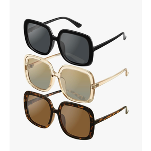 miyya Oversized Polarized Sunglasses Women, Trendy Retro Sun Glasses for Women 2025, Oversized Shades