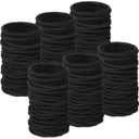 1000 Pcs Elastics Hair Ties Bulk Ponytail Holders Hair Bands Small Elastic Band Accessories for Women Men Straight Thick Curly(Black,2 mm)