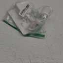 Short Flat Extension Cord 1.5ft, ETL Listed, NUTICT Indoor 3 Prong Extension Cord Flat Wall Plug with Outlet Cover, 900J Surge Protector, Small Outlet Extender Hidden for Kitchen Bathroom, White