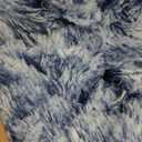 Bedfolks Calming Donut Dog Bed, 30 Inches Round Fluffy Dog Beds for Medium Dogs, Anti-Anxiety Plush Dog Bed, Machine Washable Pet Bed (Navy Blue, Medium)