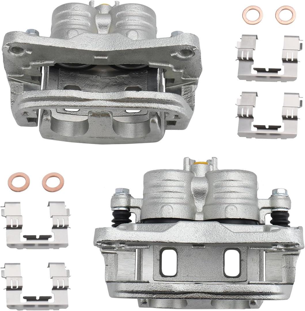 MAYASAF 19B2682B+19B2683B Front LH&RH Disc Brake Caliper for Subaru Forester/Impreza/Legacy/Outback/Baja/Crosstrek/XV Crosstrek, for Saab 9-2X (Front Left&Right)