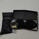 MZOO Luxury Sleep Eye Mask for Side Sleeper Men Women, Zero Eye Pressure 3D Sleeping Mask, Light Blocking Patented Design Night Blindfold, Soft Eye Shade Cover for Travel, Black