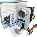 BLEE 6 Type Coins CPU Multi Coins Acceptor Selector Programmable for Arcade Video Games Vending Washing Machine Part Support Multi Signal Output