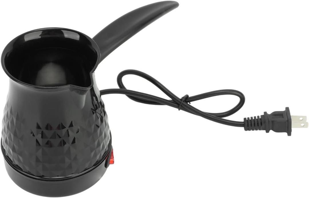 Stainless Steel Coffee Maker, Electric Pot 600ml Portable US Plug 110V Anti Scald for Travel