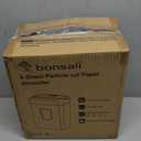 Bonsaii Paper Shredder for Home Use, 3.4 Gal Wastebasket, 6 Sheet Crosscut Paper Credit Cards, Staples, and Clips Shredder for Home Office Use, Portable Handle Design (C237-B New Version)