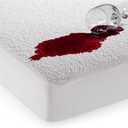 Threadmill Premium Waterproof Mattress Protector for King Size Bed- Soft Terry Top, Cooling, Noiseless, Machine Washable, Fitted Mattress Cover with Deep Pockets to Fit 8-20 inch Mattress