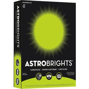 Astrobrights Color Card Stock, 8 1/2" x 11", FSC Certified, 65 Lb, Terra Green, Pack Of 250 Sheets