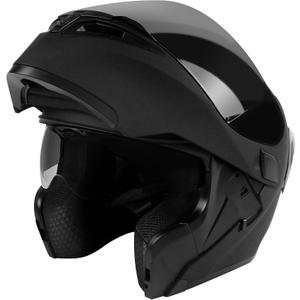 DELIGO Modular Motorcycle Helmets, DOT Certified, Double D-Ring Full Face Motorcycle Helmet Flip Up for Touring, Casco para Motofor Adults, Removable Comfort Liner, Lightweight, XL