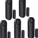 5-Pack Window Alarms for Home Security, 120dB Door and Window Open Sensor Chime for Kid Safety, Pool Safety, Sliding Door, DIY Protection, Easy Installation,Ideal for Home,Garage,Apartment,Black