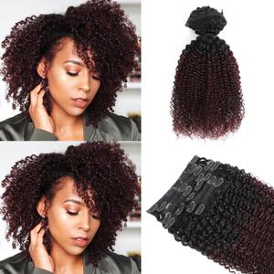 Urbeauty 1B/99J Clip In Hair Extensions Real Human Hair for Women, Burgundy Kinky Curly Clip Ins Hair Extensions Black Women/Girls 100% Human Hair Clip In Extensions(18 Inch,1B/99J) Urbeauty 1B/99J Clip In Hair Extensions Real Human Hair for Women, Burgundy Kinky Curly Clip Ins Hair Extensions Black Women/Girls 100% Human Hair Clip In Extensions(18 Inch,1B/99J)