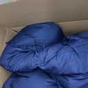 Hanging Egg Chair Cushion 47 X 35 in Waterproof Indoor/Outdoor Hammock Chair Cushion Washable Hanging Basket Seat Cushion (Without Chair) (Navy)
