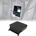 Jeep Wrangler JL One-Touch Hidden Storage Console Box, Center Console Hidden Storage Box for 2018-2026 Jeep Wrangler JLU 4XE & Gladiator JT Accessories 2/4 Door, Center Console Box, Black (6.77 x 6.16 x 1.81 inches)