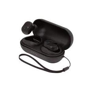 Helix True Wireless Earbuds With Portable Charging Case Black V1-1123 NEW Sealed