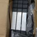 Heimlove Floating Shelves for Wall, 36 Inch Long Wood Floating Bookshelf Set of 3, Wall Mounted Hanging Shelf for Bathroom Bedroom Kitchen, White