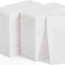JOLLY CHEF 600 Pack Disposable Paper Napkins, Soft Bathroom Napkins for Guests, 2-Ply White Paper Hand Towels for Halloween, Wedding, Thanksgiving