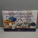 GUTTATY Kitchen Canvas Wall Art - Rustic Farmhouse Kitchen Scene Pictures for Wall Decor, Framed Canvas Print For Dining Room 12x18 Inches