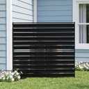 50" W x 48" H Air Conditioner Fence, Outdoor Privacy Screens, Metal Rustproof Trash Can Fence, Pool Equipment Enclosure, AC Unit Fencing, Ideal Outdoor Privacy Wall for Outside, Backyard, Patio