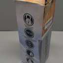 HYDRO CELL Stainless Steel Insulated Water Bottle with Straw - For Cold & Hot Drinks - Metal Vacuum Flask with Screw Cap and Modern Leakproof Sport Thermos for Adults (Black/White 32oz)