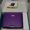 SUNPIN New 11.5" Portable DVD Player for Car and Kids, 9.5" Swivel Brightness Enhanced Screen, with Car Charger and Headrest Mount, Upgraded Remote Control, 5 Hours Battery, Dual Earphone Jack(Purple)