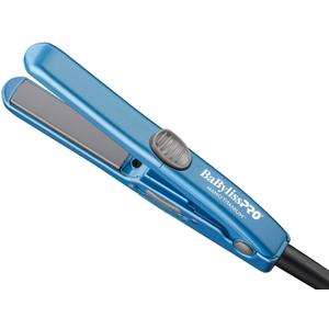 BaBylissPRO Nano Titanium Mini Flat Iron Hair Straightener, 0.5" Hair Straightener Iron for Touch Ups & All Hair Types, Perfect for Travel