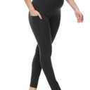 4 Pack Women's Maternity Leggings Over The Belly Soft Non-See-Through Workout Yoga Pants Pregnancy Leggings, XXL